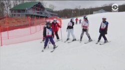 Детская школа лыжников