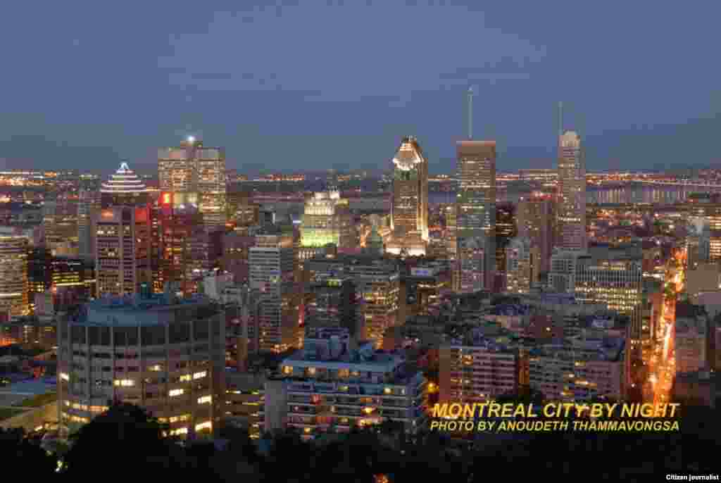 ນະຄອນ Montreal ໃນຕອນຄໍ່າ