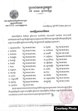 សេចក្តីប្រកាសរបស់​គណៈកម្មាធិការជាតិ​រៀបចំការបោះឆ្នោត អំពី​ការ​ផ្សាយ​លទ្ធផលបឋមតាមខេត្ត និងរាជធានី​ទាំង២៥ ដែល​នឹង​ចាប់ផ្តើម​ធ្វើឡើង​ពី​ម៉ោង៦នាទីល្ងាច ដល់ម៉ោង​១០យប់ នៅថ្ងៃអាទិត្យ ទី៤ ខែមិថុនា ឆ្នាំ២០១៧។ (រូបថតដោយគណៈកម្មាធិការរៀបចំការបោះឆ្នោត)