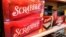 FILE - Scrabble games are displayed at a store in Palo Alto, Calif., on Feb. 9, 2009.