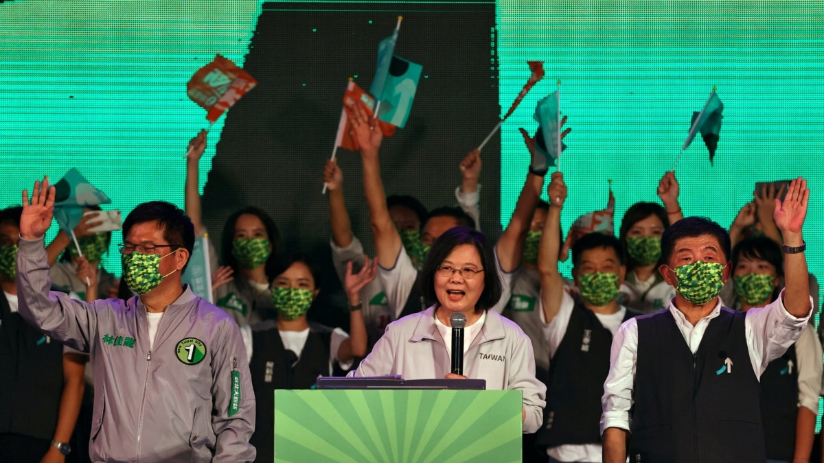 “九合一”选前蔡英文怒怼中国 称不会向“一国两制,台湾方案”屈服