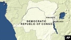 Map of the DRC