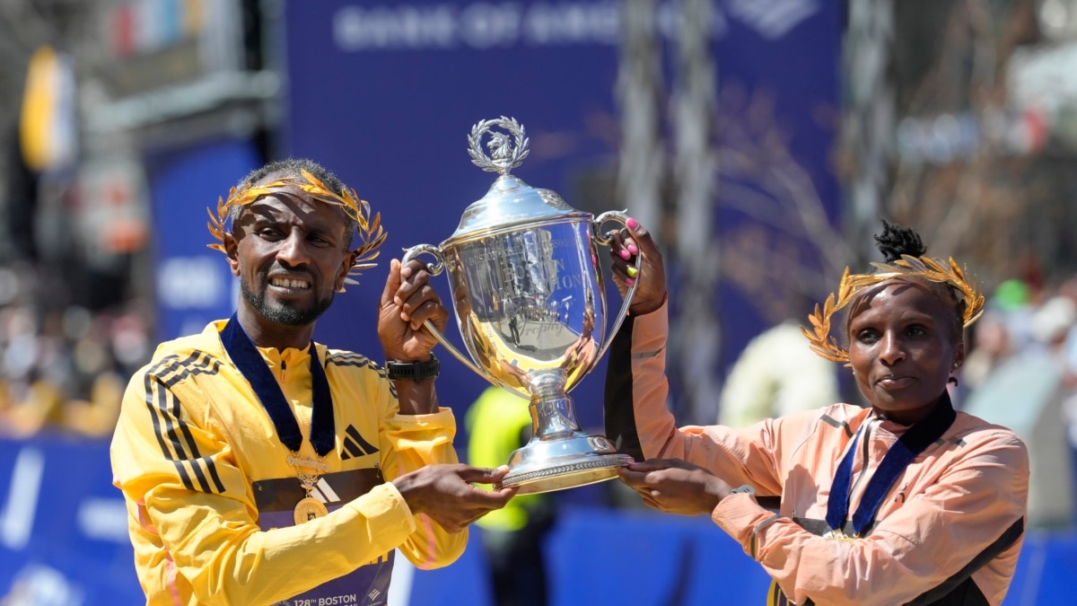 Ethiopia's Sisay Lemma Wins Boston Marathon, Kenya's Hellen Obiri ...