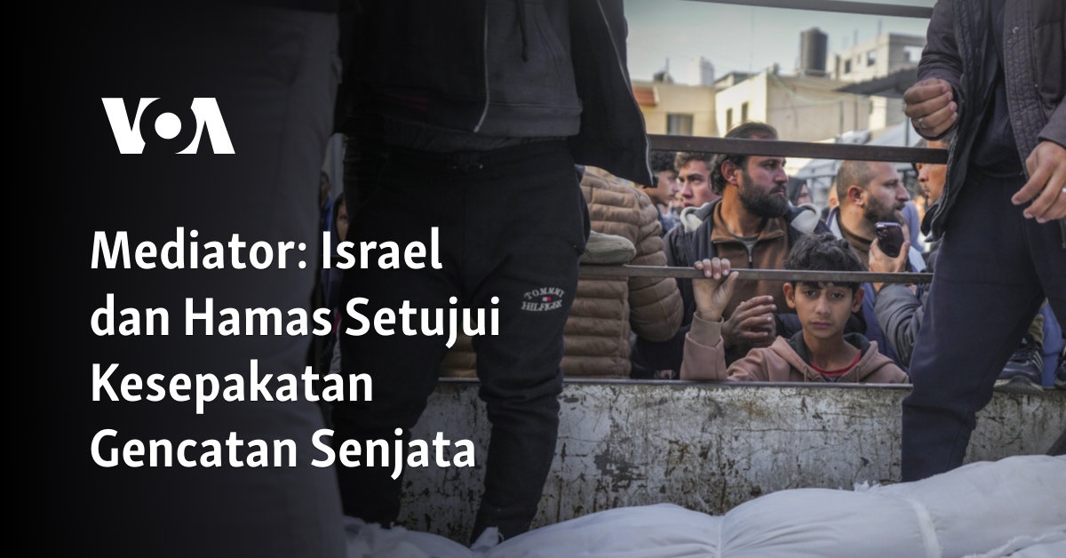 Israel dan Hamas Setujui Kesepakatan Gencatan Senjata