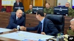 Rusya Lideri Vladimir Putin ve Suriye Lideri Beşar Esad