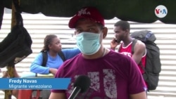 Fredy Navas, migrante venezolano en Necoclí, Colombia