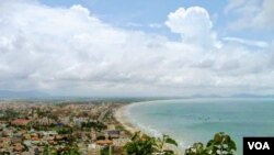 The beach is seen in Vung Tau, Vietnam, one of the developing nations that moved up the Worldwide Educating for the Future Index when it was adjusted for income. (VOA News)