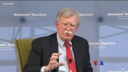အမျိုးသားလုံခြုံရေးအကြံပေး John Bolton နုတ်ထွက်