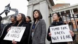 Virus Outbreak Asian Americans Protest