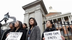 Virus Outbreak Asian Americans Protest