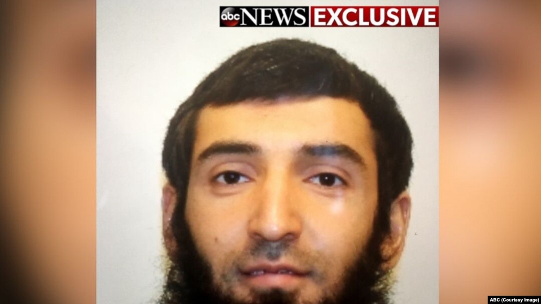 Sayfullo Saipov, el atacante de la ciclovía de Nueva York. Foto cortesía de ABC.