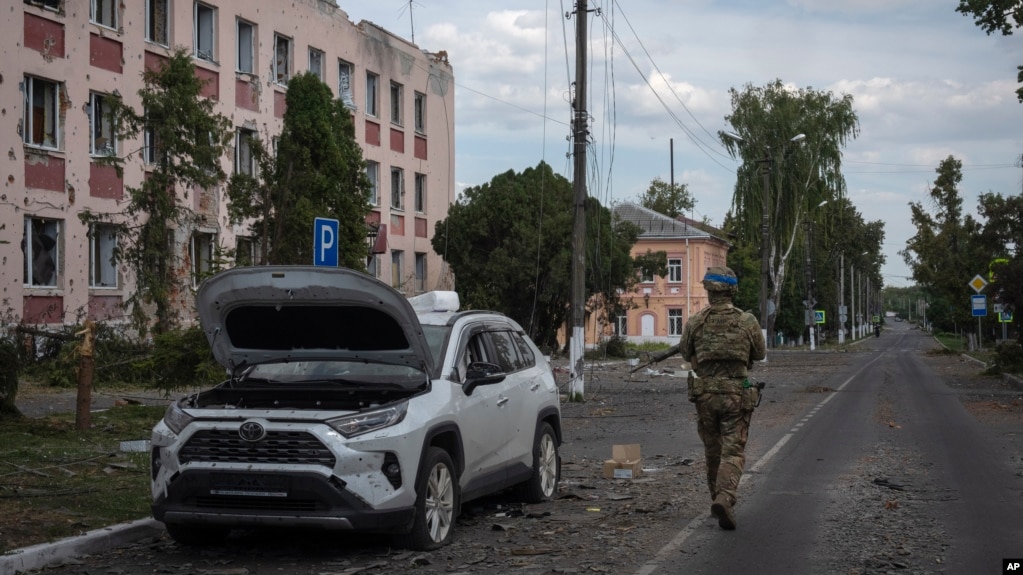 Binh sĩ Ukraine ở Kursk.