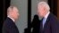 Foto Achiv: Prezidan Joe Biden ak Prezidan Ris la Vladimir Putin, anvan yon rankont nan 'Villa la Grange' nan Jenev an Suis, 16 Jyen 2021.