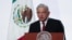 El presidente de México, Andrés Manuel López Obrador, durante una ceremonia en la Ciudad de México el 1 de septiembre de 2021.