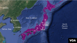Jepang terletak di "lingkaran api" Pasifik dan rentan terhadap gempa bumi (foto: ilustrasi). 