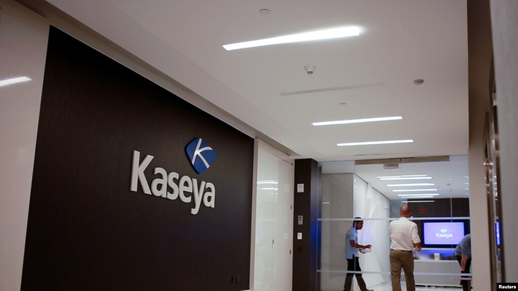 信息技术公司Kaseya在美国佛罗里达州迈阿密市的总部（路透社资料图 ）(photo:VOA)