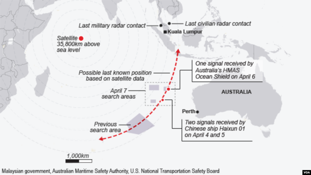 MH370 Extended Search 4-7-2014