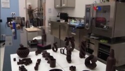 Obras de arte con chocolate 3D