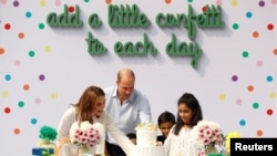 Britain's Prince William and Catherine, Duchess of Cambridge, visit SOS Children's village in Lahore, Pakistan, Oct. 17, 2019. 