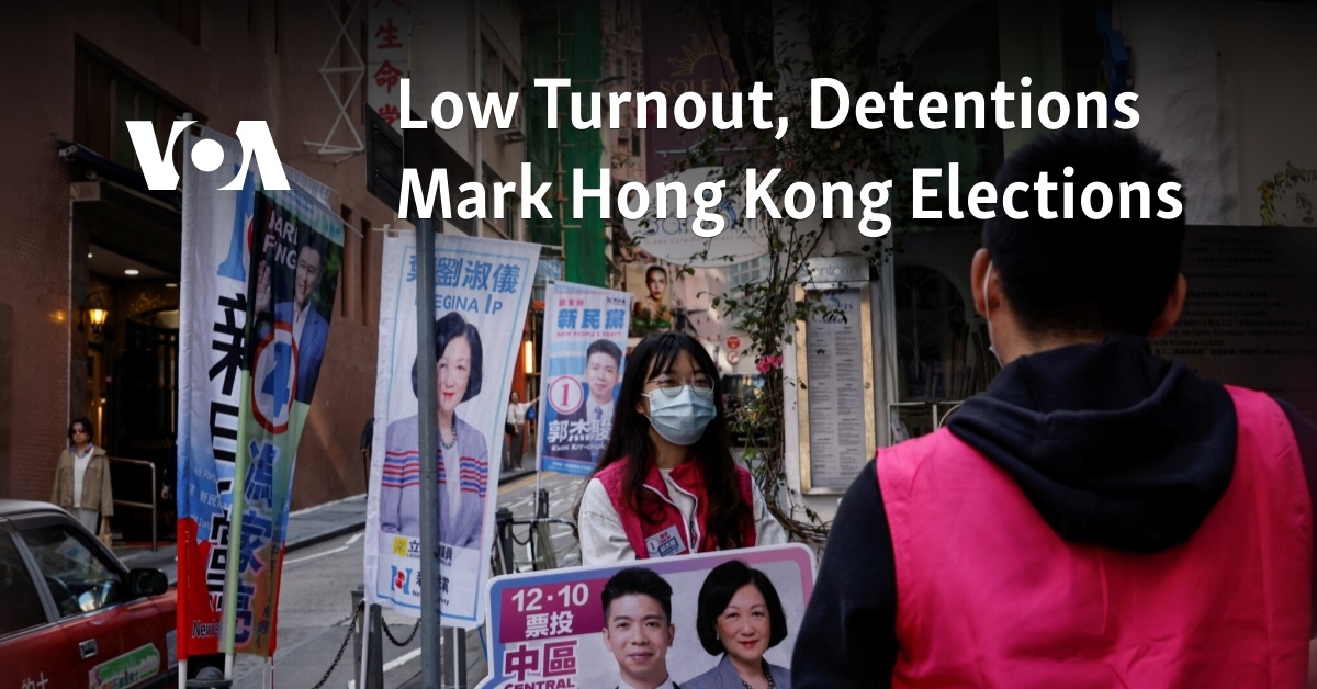 Low Turnout, Detentions Mark Hong Kong Elections