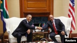 Entretiens Obama-Zuma à Pretoria