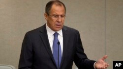 Menteri Luar Negeri Rusia Sergei Lavrov (foto: dok).