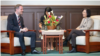 台湾总统蔡英文2019年3月30日接见布拉格市长贺瑞卜(台湾总统府提供)