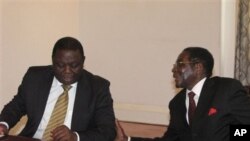 Morgan Tsvangirai e Robert Mugabe