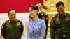 Myanmar's Aung San Suu Kyi Drops 2 Cabinet Posts