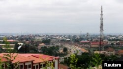 Vue sur la capitale du Nigeria, Abuja.