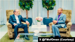 دیدار وزیر خارجه جمهوری اسلامی ایران با وزیر خارجه عمان در اقامتگاه این کشور در ژنو