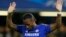 Chelsea's Didier Drogba celebrates after scoring during the Champions League Group G soccer match between Chelsea and NK Maribor at Stamford Bridge stadium in London Tuesday, Oct. 21, 2014.