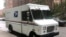 A USPS truck is seen in New York City on Sept. 2, 2020.