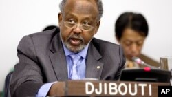 Ismael Omar Guelleh, shugaban kasar Djibouti daya daga cikin kasar da ruwan ya shafa a gabashin Afirka