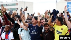 Lionel Messi arrives to join Paris St Germain at Le Bourget Airport, Paris, France - August 10, 2021.