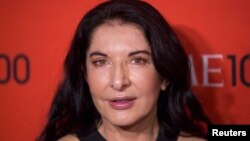 ARHIVA - Umetnica Marina Abramović na proslavi magazina Tajm i izdanja "100 najuticajnijih ljudi sveta", 29. aprila 2014. 