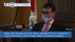 VOA60 World - Olympics host city Tokyo reported 3,177 new coronavirus cases