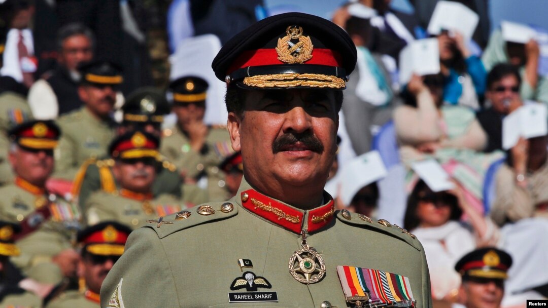 دې لړ کې دپاکستاني پوځ دمطبوعاتي څانګې( ايي ايس پي ار) لخوا دجاري شوي بيان ترمخه دپوځ دمشر لخوا چې دکومو ترهه ګرو دمرګ دسزا پخلى شوى هغوي ترهه ګرۍ، دبې ګناه خلکو،قانون پځايې کوونکو ادارو، تعليمي ادارو او مواصلاتي انفراسټرکچر او وسله والو ځواکونو وژنه کې ککړ دي.