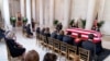 Ceremonia privada de homenaje a la jueza Ruth Bader Ginsburg en la Corte Suprema de Washington, el miércoles 23 de septiembre de 2020.