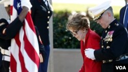 La principal celebración tuvo lugar en la Biblioteca Presidencial Reagan, en California, de la cual participó la viuda del ex mandatario, Nancy Reagan.