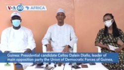 Guinea opposition candidate Cellou Dalein Diallo says supporters of President Alpha Condé blocked him from entering Kankan