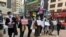 A group of public health workers are on strike to demand the Hong Kong government fully close its borders with China and provide adequate protection for them. (Photo by David Hui)