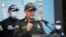 FILE - Colombia's national police director, Gen. Jorge Luis Vargas, speaks during a news conference in Bogota, Colombia, July 15, 2021. 