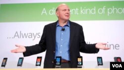 Steve Ballmer, saat masih menjadi CEO di Microsoft (foto: dok).