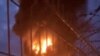 Попередня пожежа на енергетичних об’єктах після атаки українського безпілотника в Ярцево, Смоленська область, Росія. Фото з відео в соціальних мережах, опублікованого 24 квітня 2024 року. REUTERS
