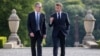 FILE - Britain's Prime Minister Keir Starmer, left, walks with France's President Emmanuel Macron during a European Political Community meeting, near Oxford, England, July 18, 2024.