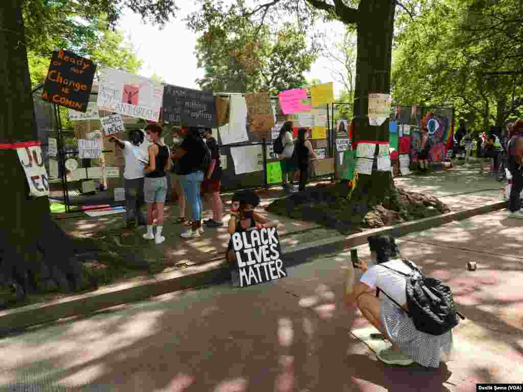 Protestoy&#234;n Washington DC Y&#234;n Şermezar Kirina Mirina George Floyd