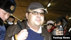 Kim Jong Nam, the eldest son of North Korean leader Kim Jong Il, is pictured at the Beijing International Airport, China, February 2007. 