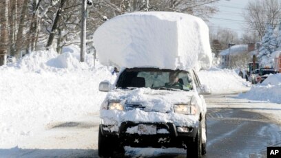 美国东北部城市周二可能下大雪