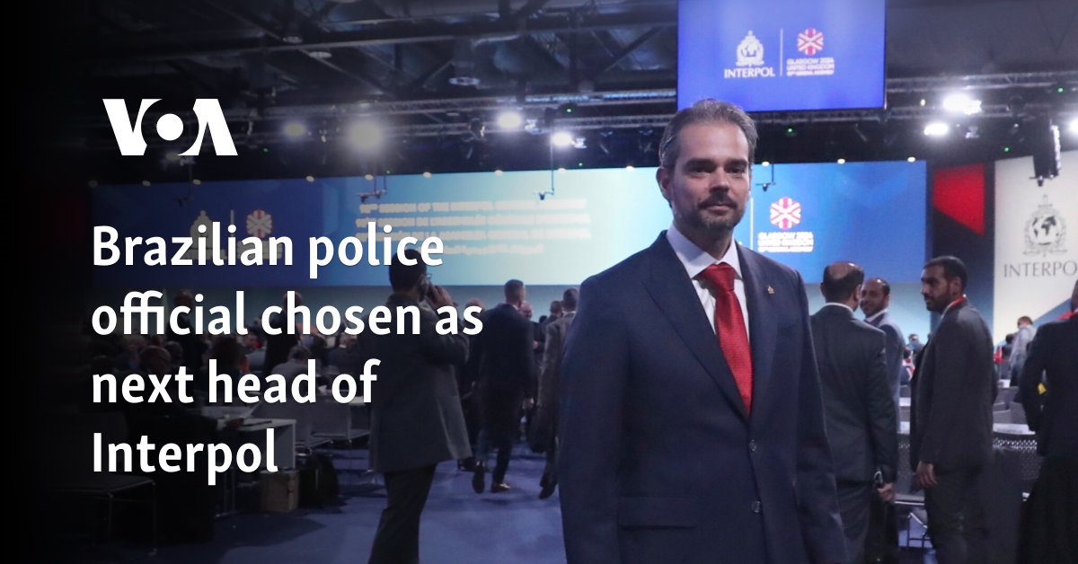 Brazilian police official chosen as next head of Interpol